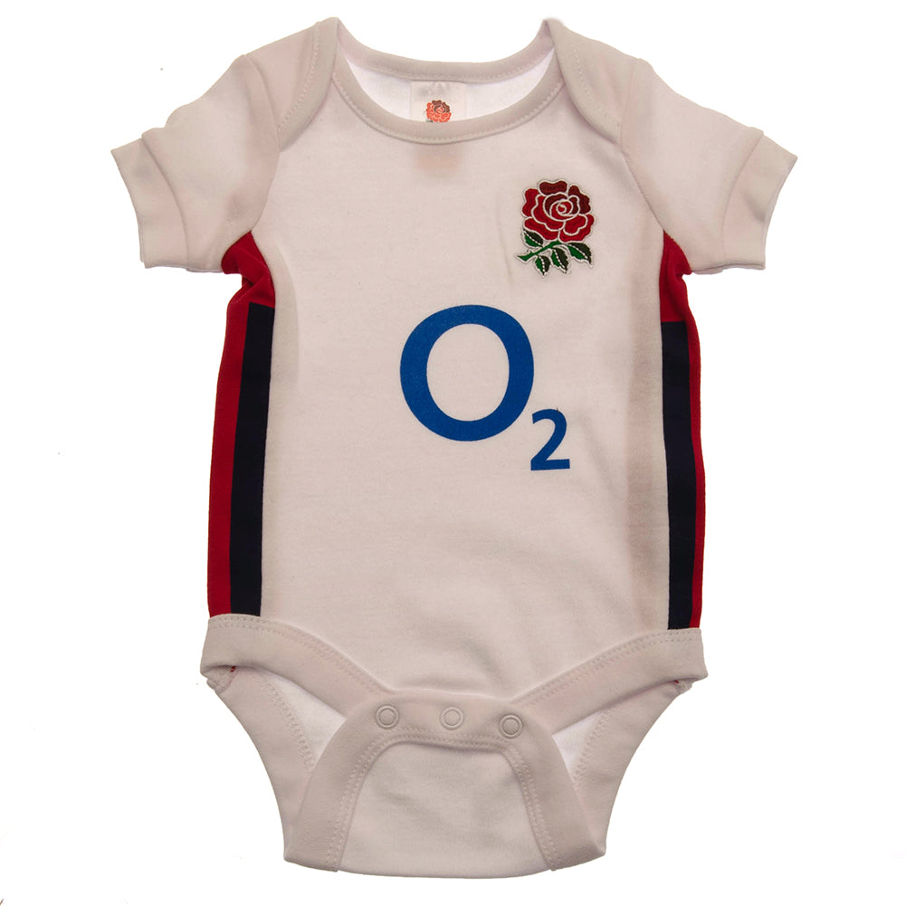 England Rugby Union 2 Pack Bodysuit 12-18 Months Babygrow
