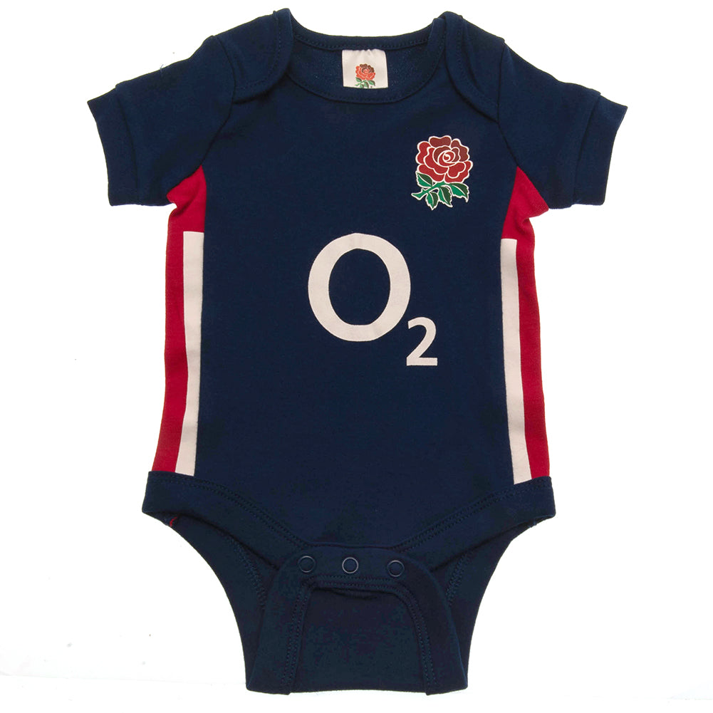 England Rugby Union 2 Pack Bodysuit 12-18 Months Babygrow