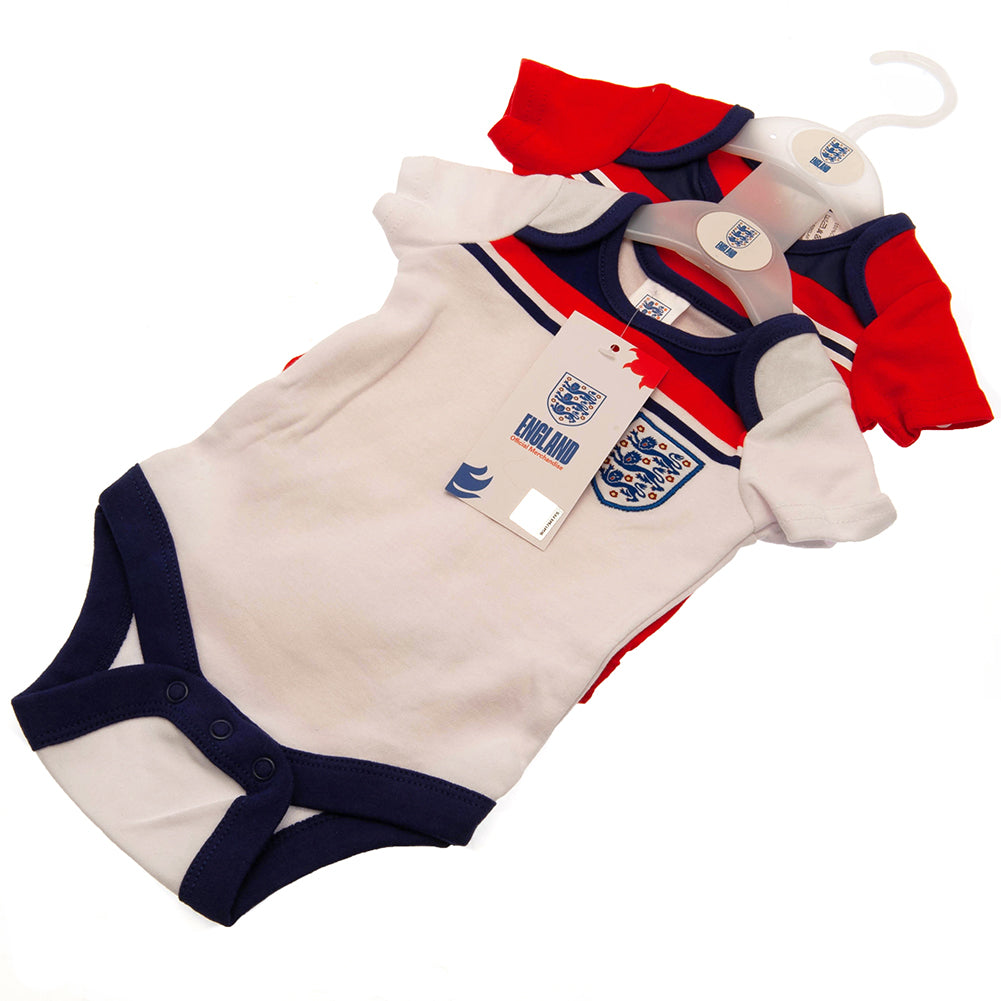 England Football 2 Pack Retro 1982 World Cup Bodysuit (Multiple Sizes)