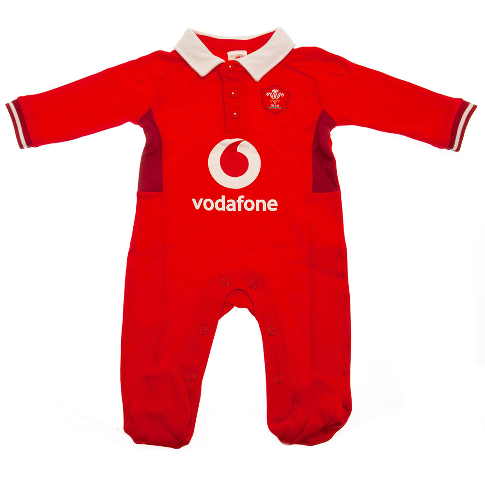 Wales Rugby Union Sleepsuit 0-3 Months