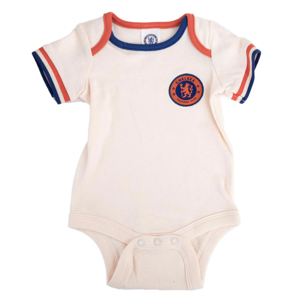 Chelsea FC 2 Pack Bodysuit 0-3 Months
