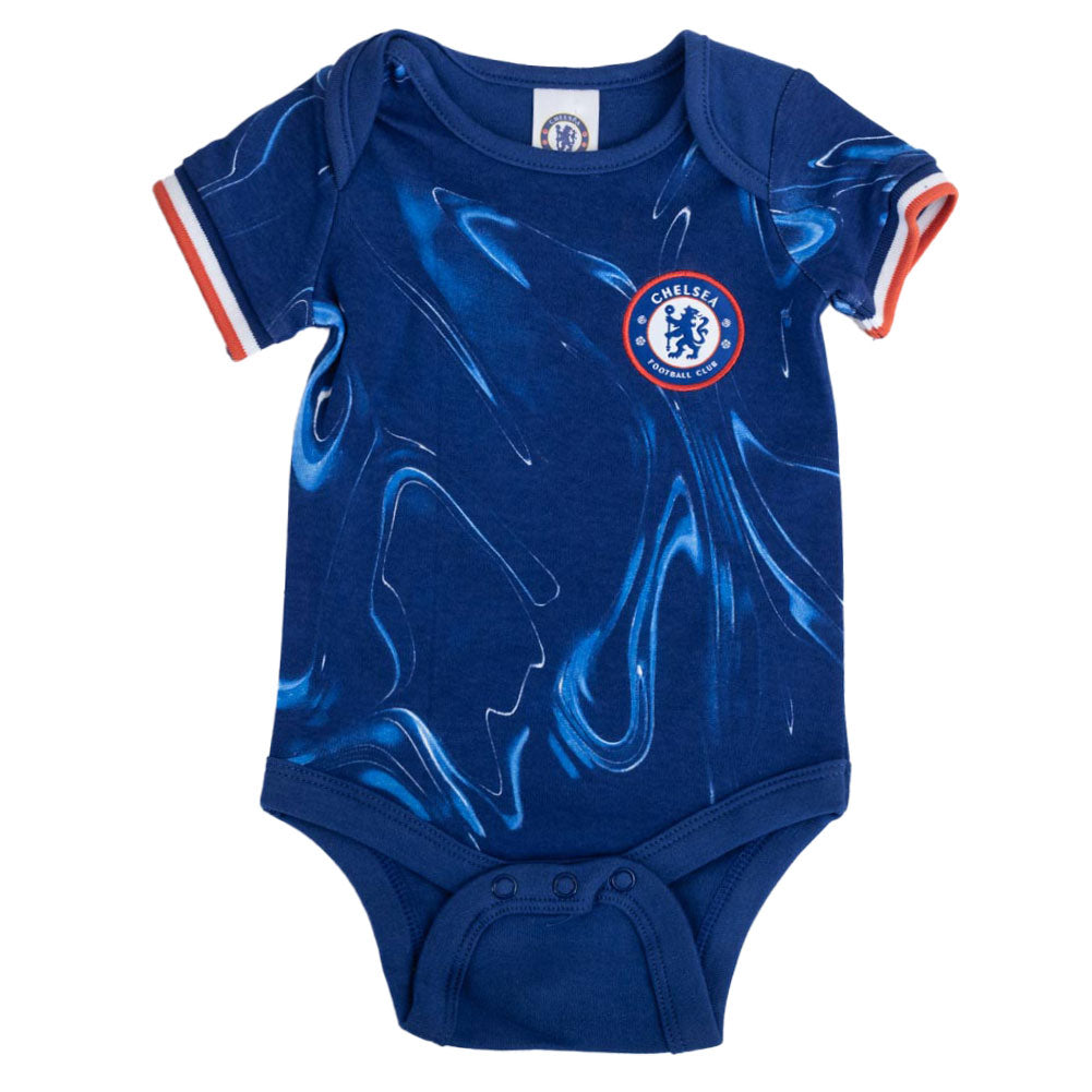 Chelsea FC 2 Pack Bodysuit 0-3 Months